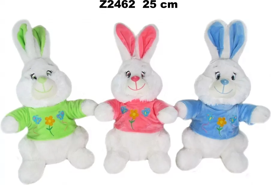 Zajączek w bluzce 25cm MIX - tantis.pl