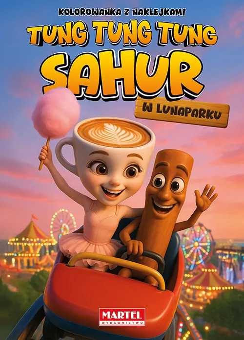 Tung Tung Sahur w lunaparku z naklejkami - tantis.pl