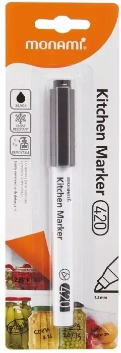Marker do kuchni czarny MONAMI - tantis.pl
