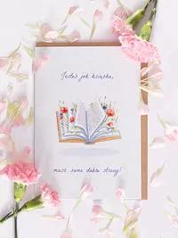 Kartka: Jesteś jak książka - tantis.pl