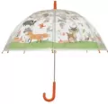 Przezroczysty parasol dziecięcy leśne zwierzęta - tantis.pl