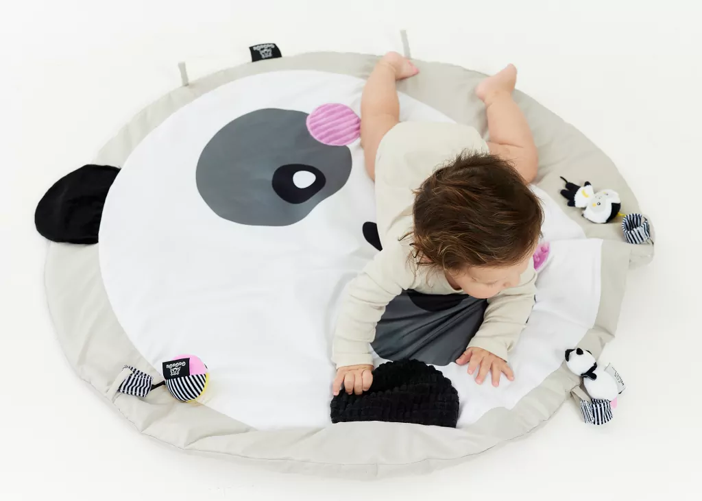 GaGaGu. Sensoryczna mata do zabawy Panda - tantis.pl