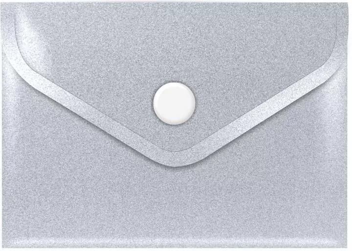 Teczka koperta A7 PP stardust silver - tantis.pl
