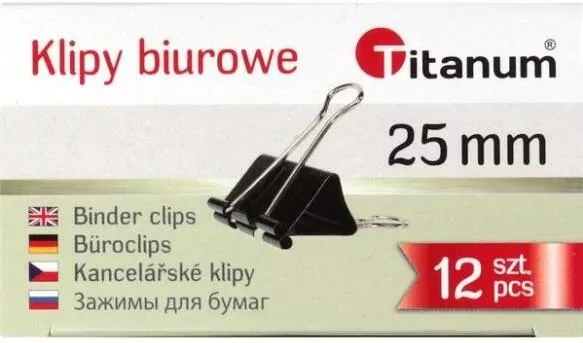 Klipy biurowe 25mm - tantis.pl
