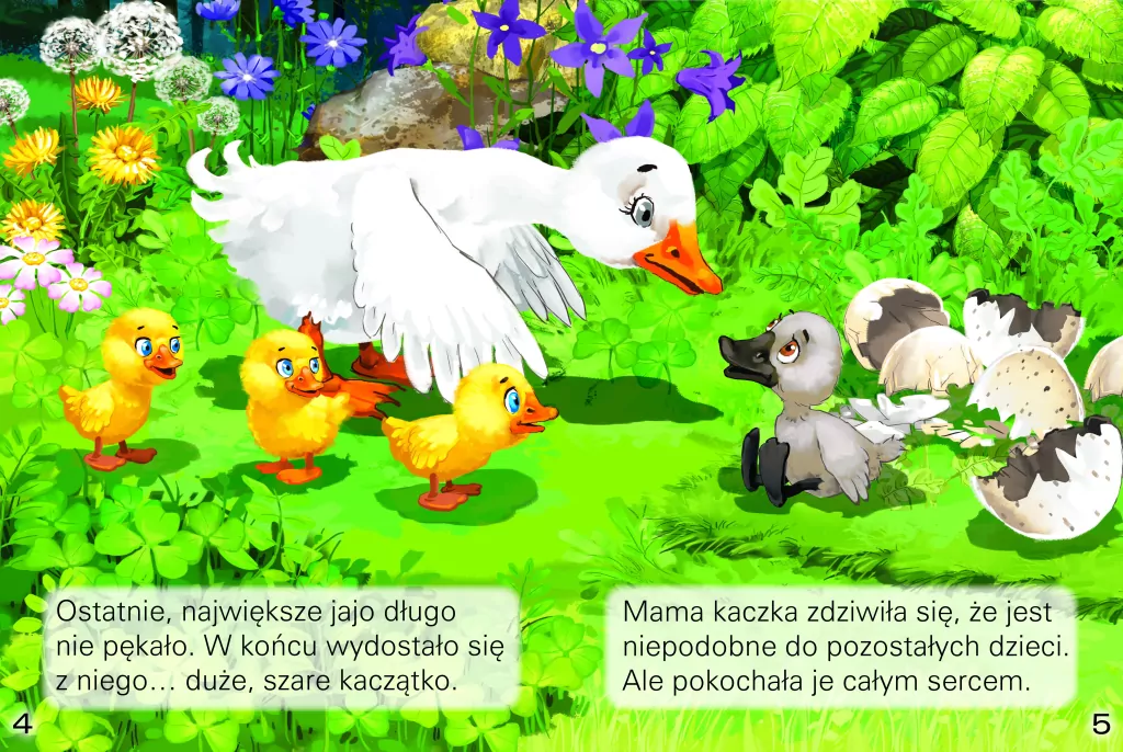 Brzydkie kaczątko. Bajki czytajki - tantis.pl