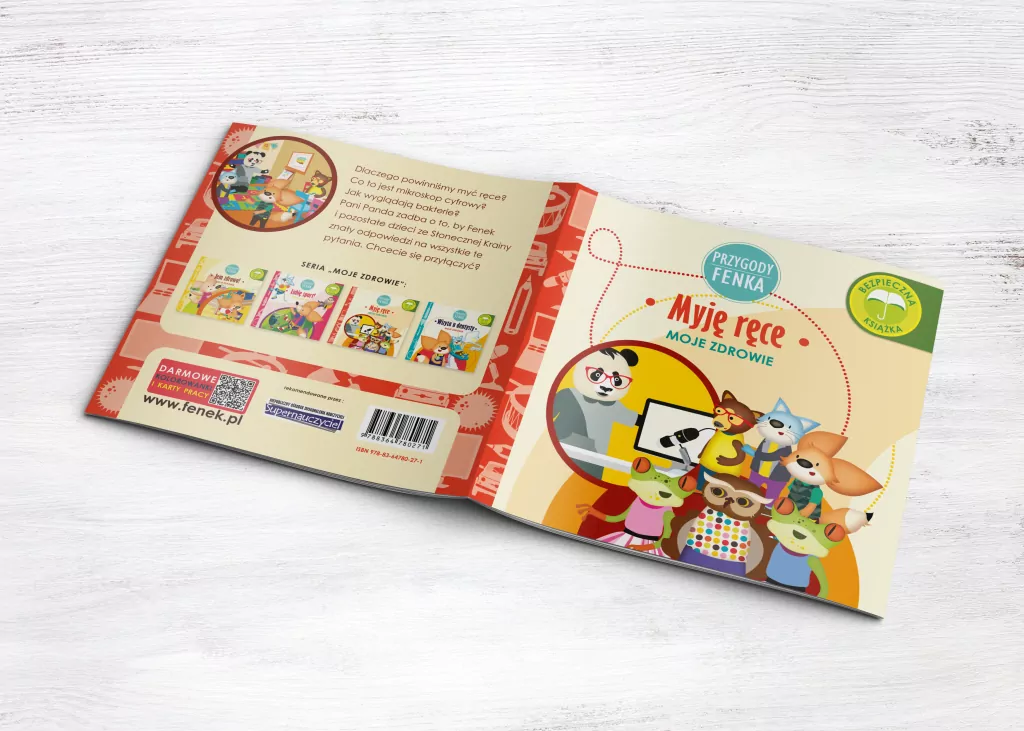 Myję ręce. Moje zdrowie. Przygody Fenka - tantis.pl