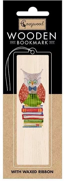 Zakładka drewniana Sowa - tantis.pl