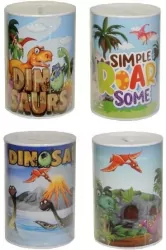 Skarbonka z motywem dinozaurów MIX