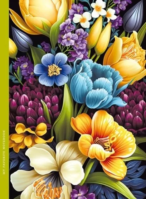 Notatnik ozdobny 143x200/48K kratka TW Flora FRESH - tantis.pl