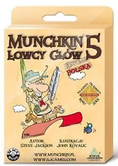 Munchkin 5. Łowcy głów. Dodatek do gry - tantis.pl
