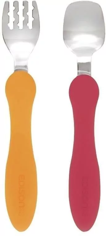 Sztućce mini pomarańczowe - tantis.pl