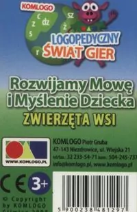 Zwierzęta na wsi. Rozwijamy mowę i myślenie dziecka - tantis.pl