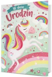 Karnet okolicznościowy. Urodziny. Pan Dragon