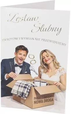 KARNET SLUB 140X210 Z KOP ZLO NER A-002 FOL - tantis.pl
