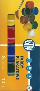 Farby plakatowe 8 kolorów, 10ml. - tantis.pl