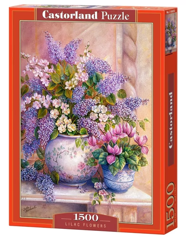 Puzzle 1500. Lilac Flowers C-151653-2 - tantis.pl