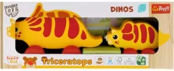Zabawka drewniana Dinos Triceratops 61745