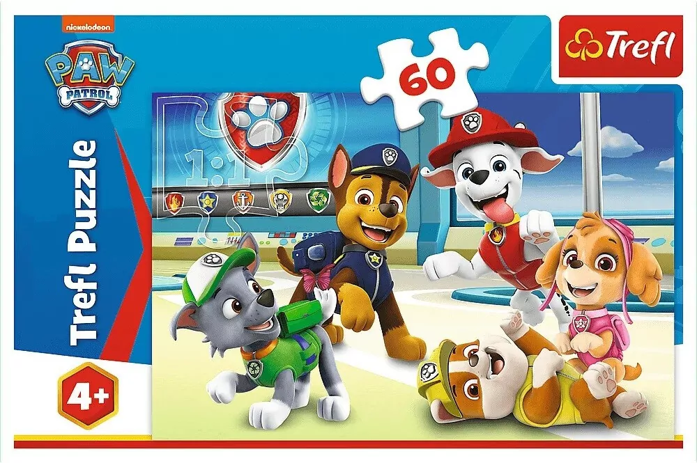 Trefl. Puzzle 60. W świecie Piesków - tantis.pl