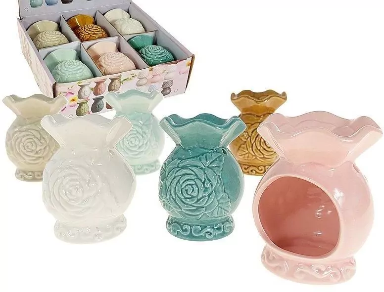 Kominek ceramiczny na tealighty 7,5cm MIX - tantis.pl
