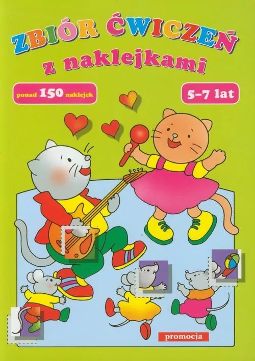 Zbiór ćwiczeń z naklejkami 5-7 lat - tantis.pl