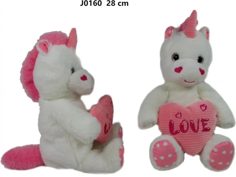 Jednorożec z sercem 28cm - tantis.pl