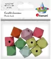 Koraliki drewniane. Kostki ścięte - tantis.pl