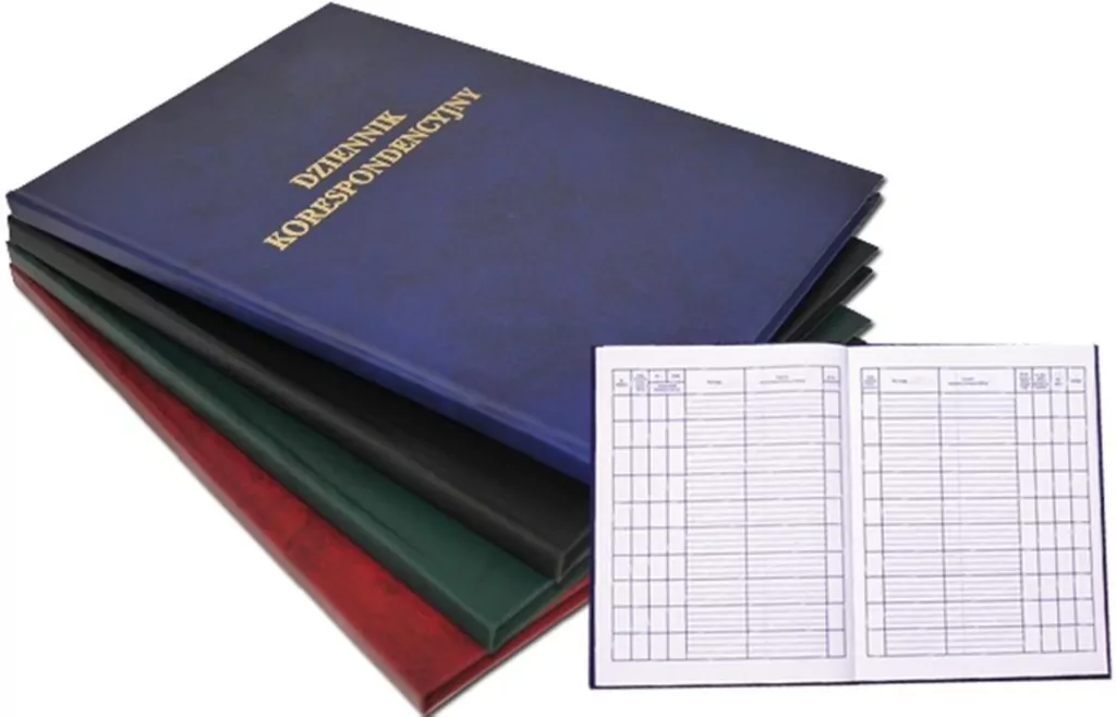 DZIENNIK KORESPOND A4/192K BORDO BR 0213 - tantis.pl