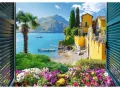 Puzzle 1000 Widok na jezioro Como TREFL - tantis.pl