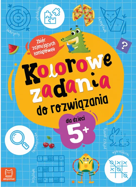 Kolorowe zadania do rozwiązania dla dzieci 5+ - tantis.pl