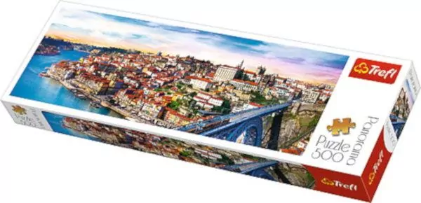 Trefl. Puzzle 500. Panorama. Porto Portugalia - tantis.pl