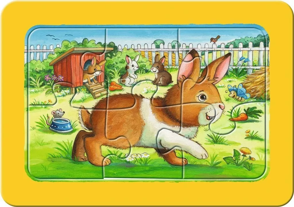 Puzzle 3x6 My Animal Friends - tantis.pl