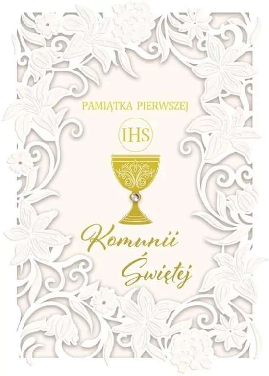 Pamiątka Pierwszej Komunii Świętej. B6 - tantis.pl