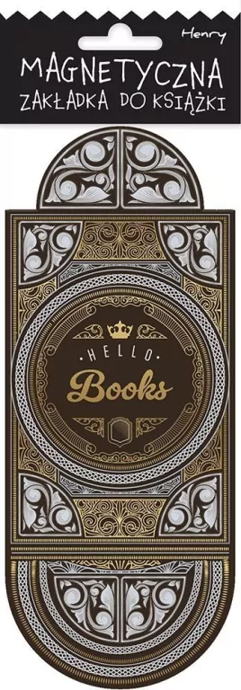 Zakładka magnetyczna owal Hello Books - tantis.pl