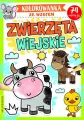 Zwierzęta wiejskie. Kolorowanka ze wzorem. 74 naklejki - tantis.pl