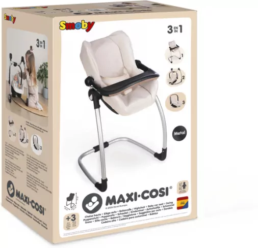 Smoby MC&Q Krzesełko 3 w 1 beżowe - tantis.pl