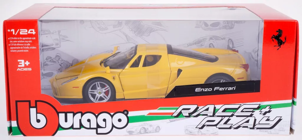 Ferrari Enzo yellow 1:24 BBURAGO - tantis.pl