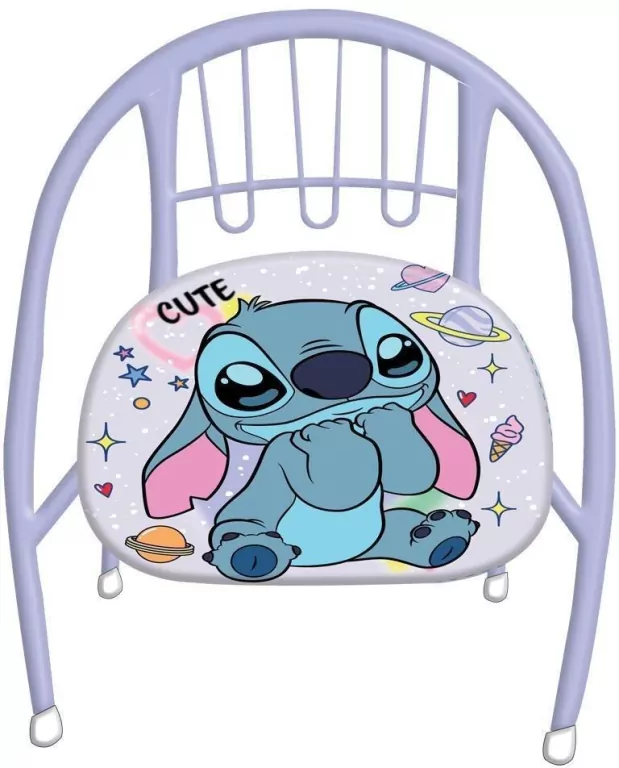 Krzesełko dziecięce metalowe Lilo&Stitch - tantis.pl