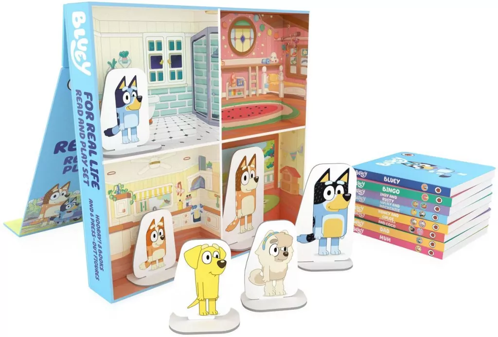Bluey: For Real Life Read and Play Set - tantis.pl