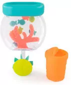 Karmienie rybek zabawka do kąpieli z przyssawkami dla dzieci i niemowląt