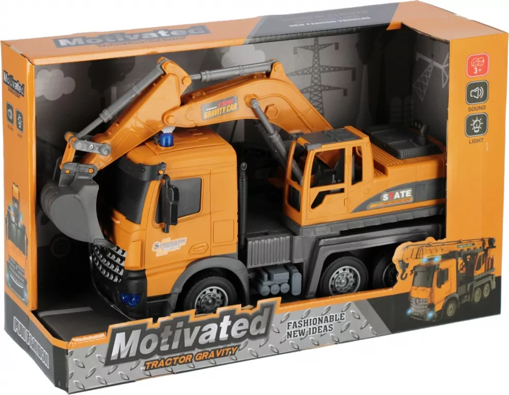 Auto ciężarowe na baterie Koparka Mega Creative 543867 - tantis.pl