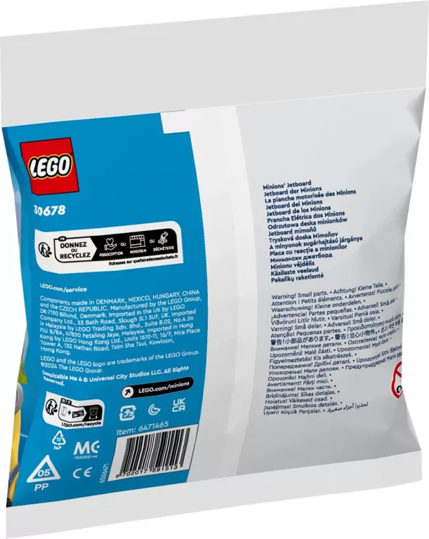 LEGO® Minionki. Odrzutowa deska minionków 30678 - tantis.pl