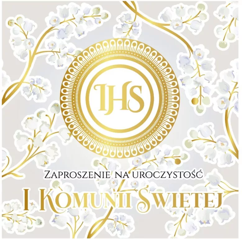 Zaproszenie Komunia - tantis.pl