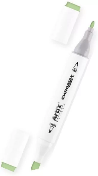 Marker Chromax z 2 końcówk. lime green 175 - tantis.pl