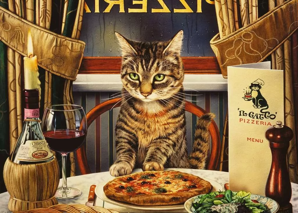Puzzle 300. Kolacja w pojedynkę - tantis.pl