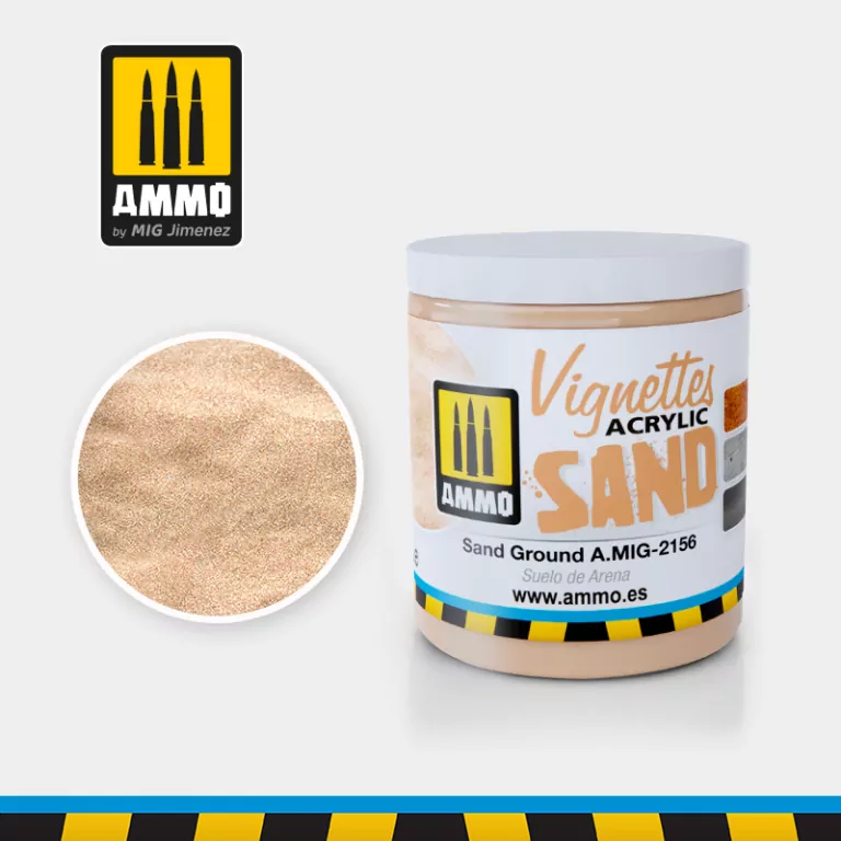 Ammo: Acrylic Mud - Vignettes - Sand Ground (100 ml) - tantis.pl