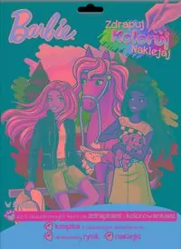 Barbie. Zdrapuj, koloruj, naklejaj - tantis.pl