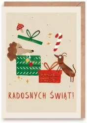 Kartka Bożonarodzeniowa Radosnych Świąt
