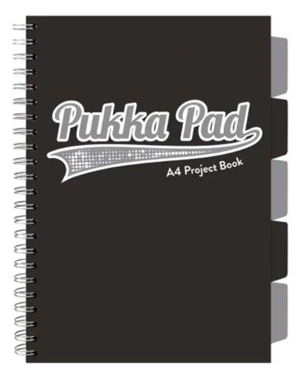 Project Book Black A4/100K kratka czarny - tantis.pl