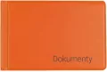 Okładka na dokumenty małe orange - tantis.pl