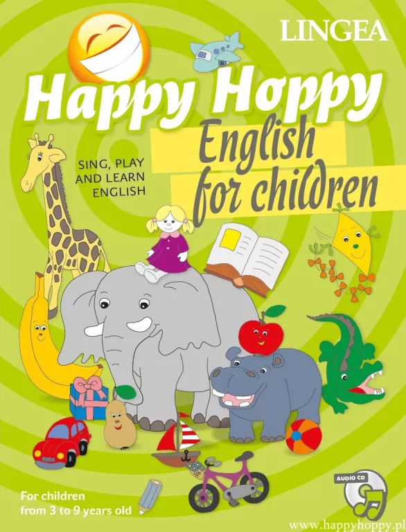 Lingea. Happy Hoppy. Gry i zabawy z angielskim - tantis.pl